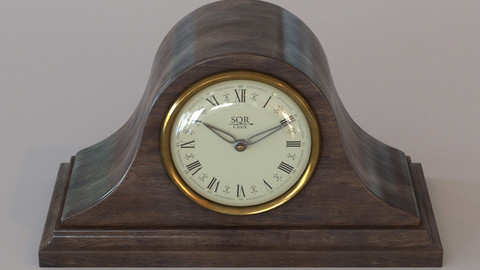 Vintage table wooden clock