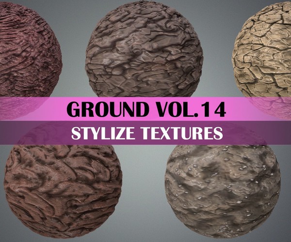 ArtStation - Stylized Texture Pack - VOL 2 | Game Assets