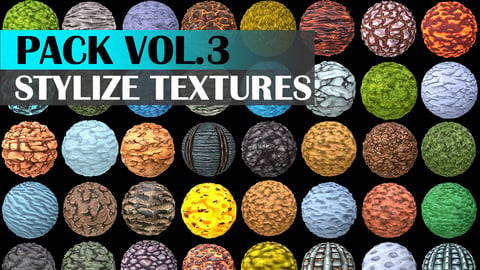 Stylized Texture Pack - VOL 3