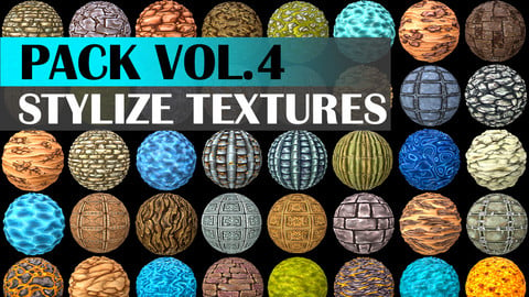 Stylized Texture Pack - VOL 4