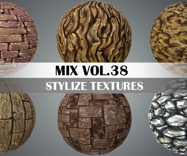 ArtStation - Stylized Texture Pack - VOL 4 | Game Assets
