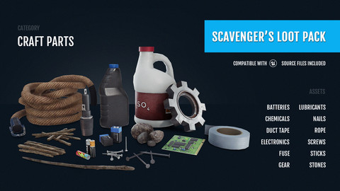 Scavenger's Loot Pack - Craft Parts