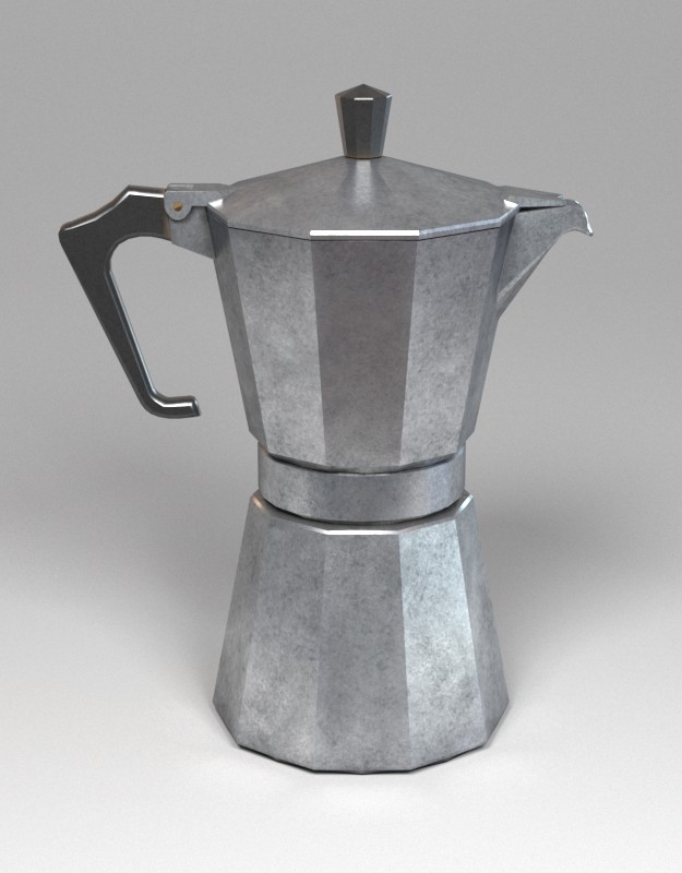 ArtStation - Vintage Coffee Pot Look Development