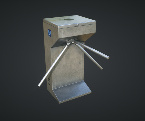 ArtStation - Inteligent Security Flap Gate | Game Assets