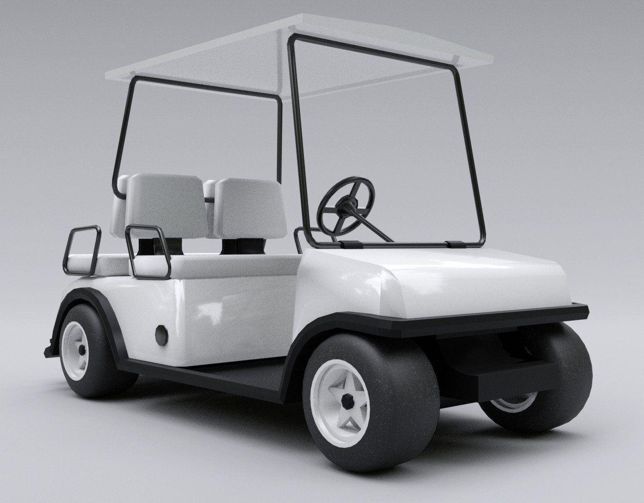 ArtStation Golf Cart Game Assets