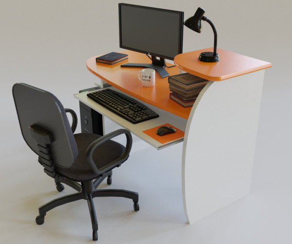 Desktop Computer Table And Chair