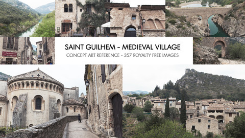 SAINT GUILHEM & MEDIEVAL VILLAGE PACK - PHOTO REFERENCE