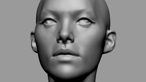 Base Female Head 02