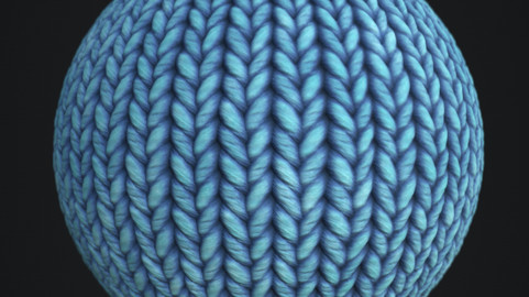 Stocking Stitch Substance Painter Material