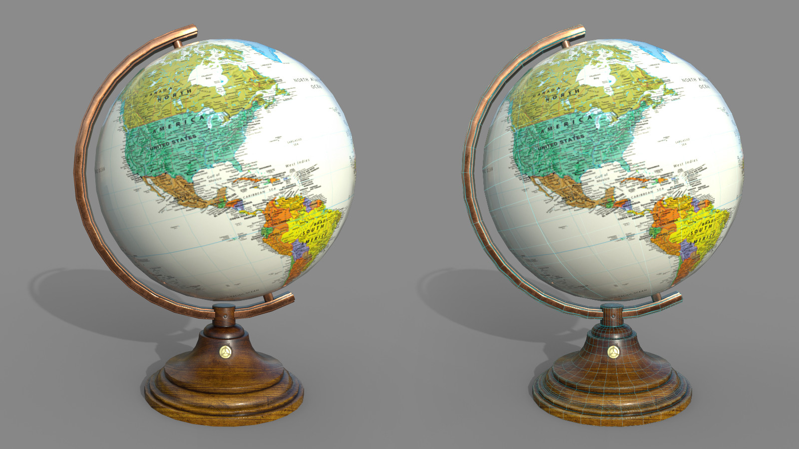 ArtStation - Classic Globe | Game Assets