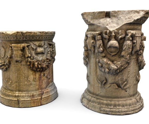 ArtStation - Roman Greek Column Base | Resources