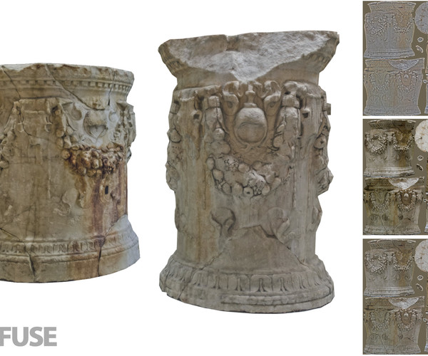 ArtStation - Roman Greek Column Base | Resources