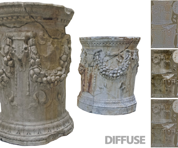 ArtStation - Roman Greek Column Base | Resources