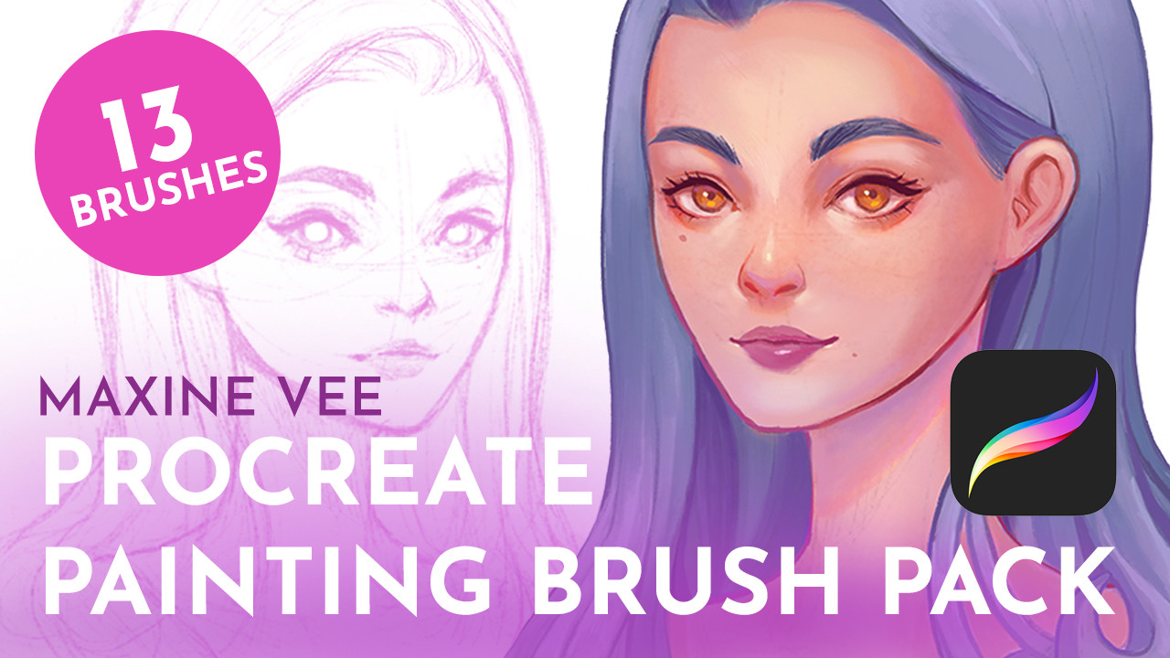 Maxine Vee - Procreate Painting Brush Pack