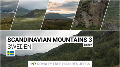 Scandinavian Mountains 3 | Matte Painting / reference / photobash pack