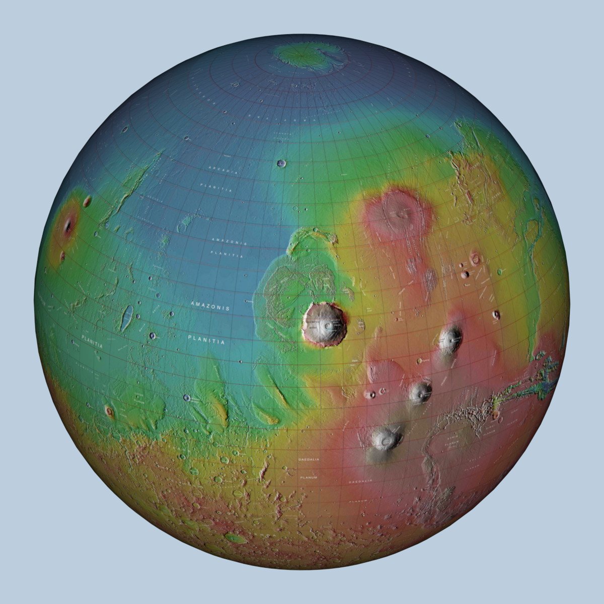 3d mars