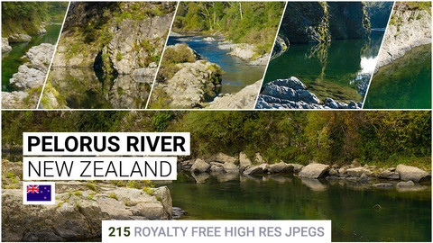 Pelorus River | Matte Painting / reference / photobash pack
