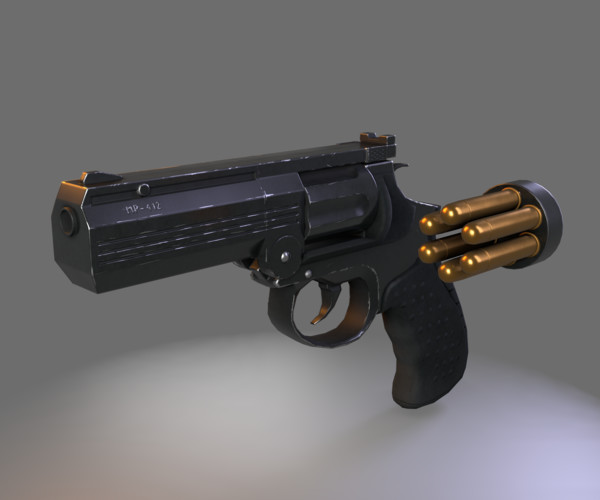 Artstation Mp 412 Rex Game Assets