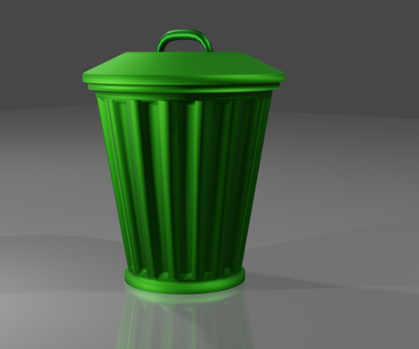 ArtStation - Simple dustbin asset | Resources