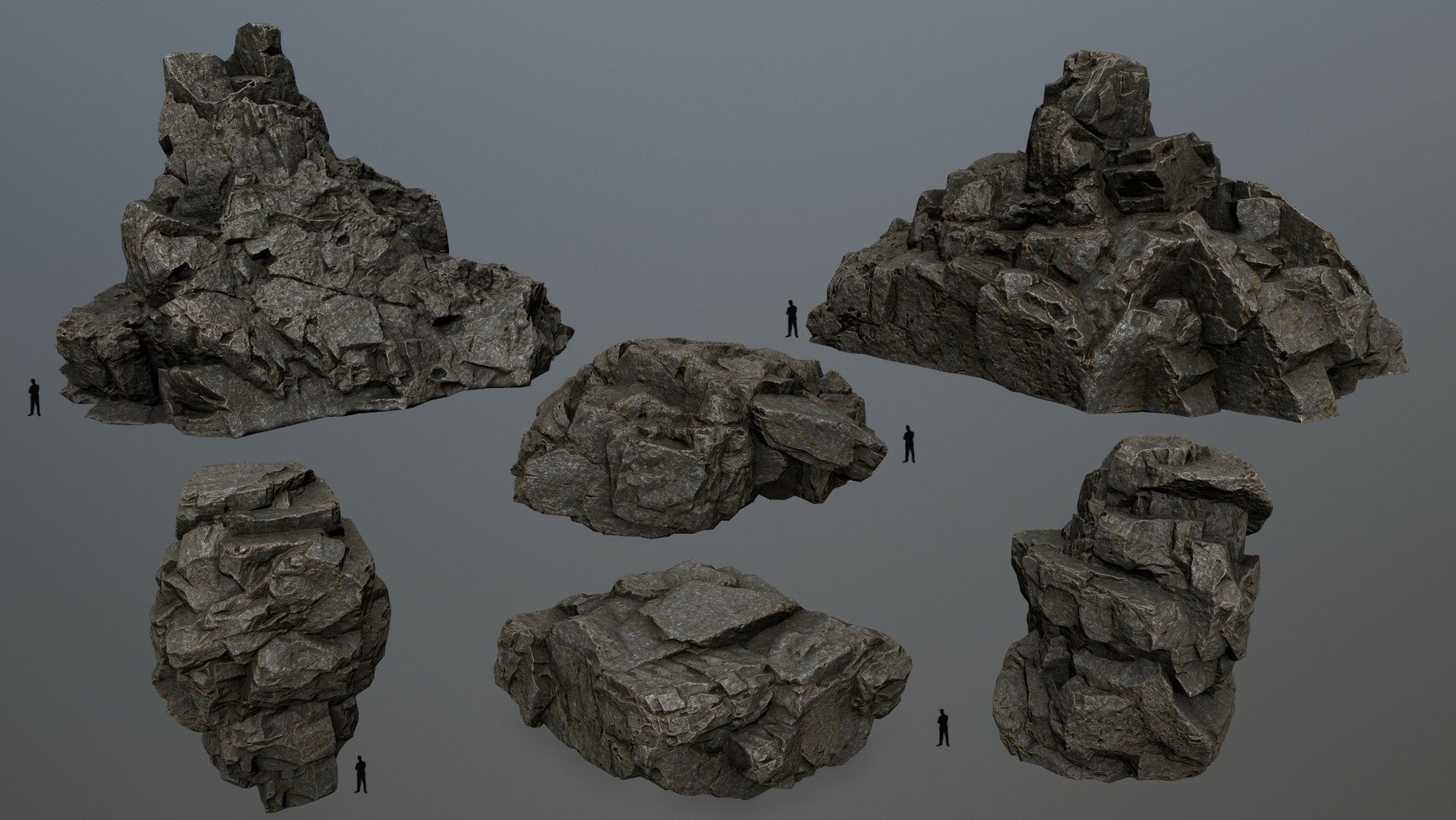 ArtStation - cliff rocks set | Game Assets