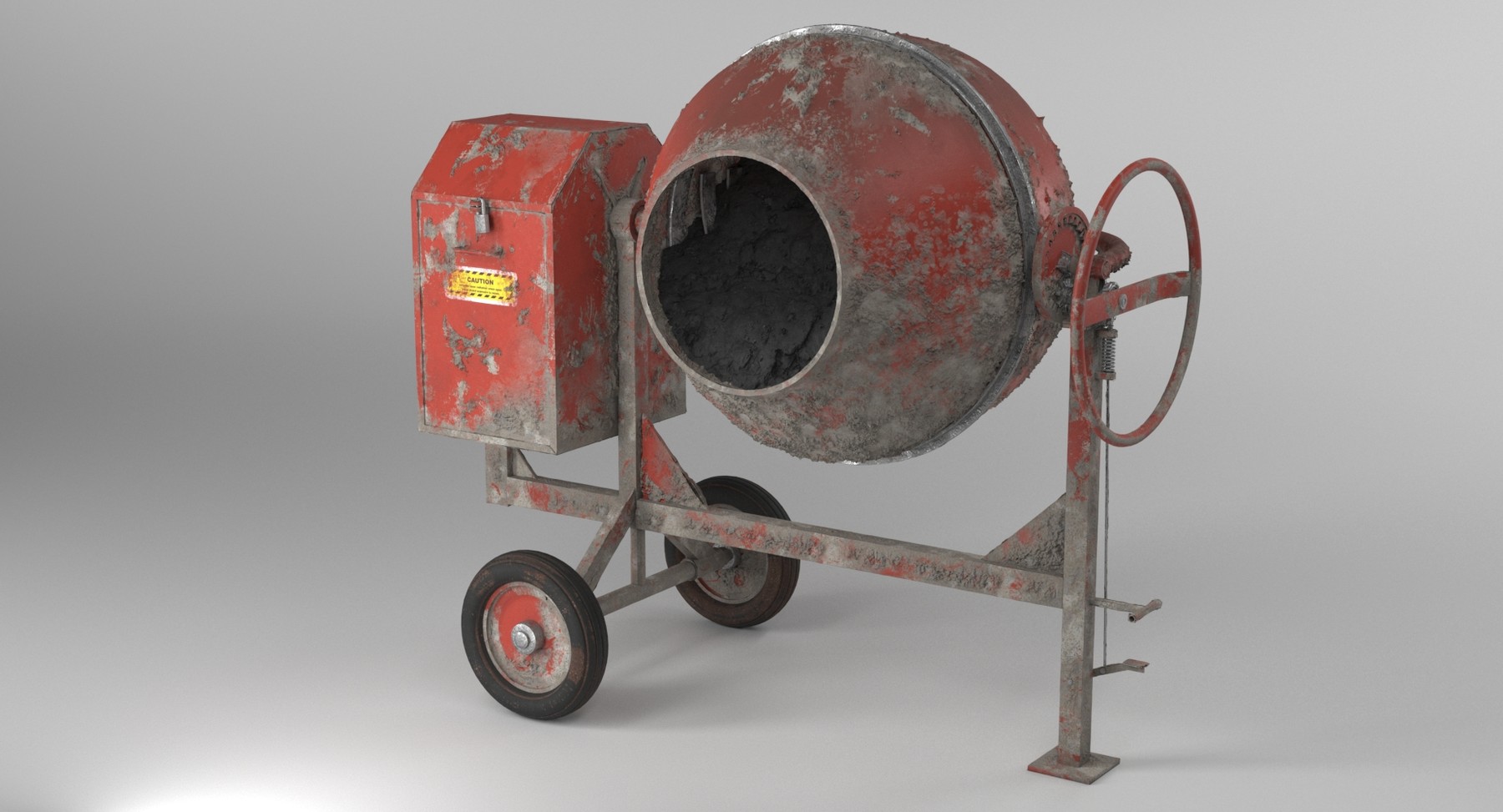 ArtStation Cement Mixer Dirty and Clean Resources