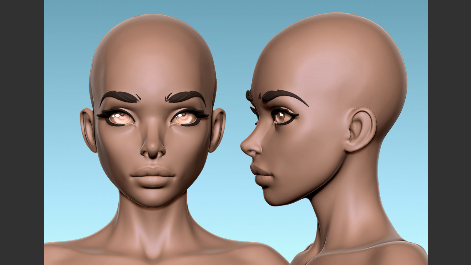 ArtStation - Stylized Female Basemesh | Resources