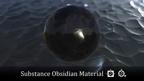 Substance Obsidian Material