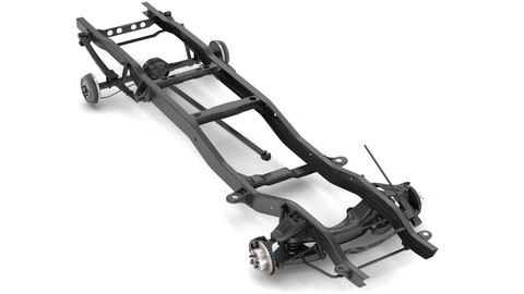 VINTAGE 2WD PICKUP TRUCK CHASSIS