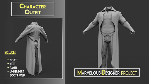 Character Outfit - Marvelous Designer Project