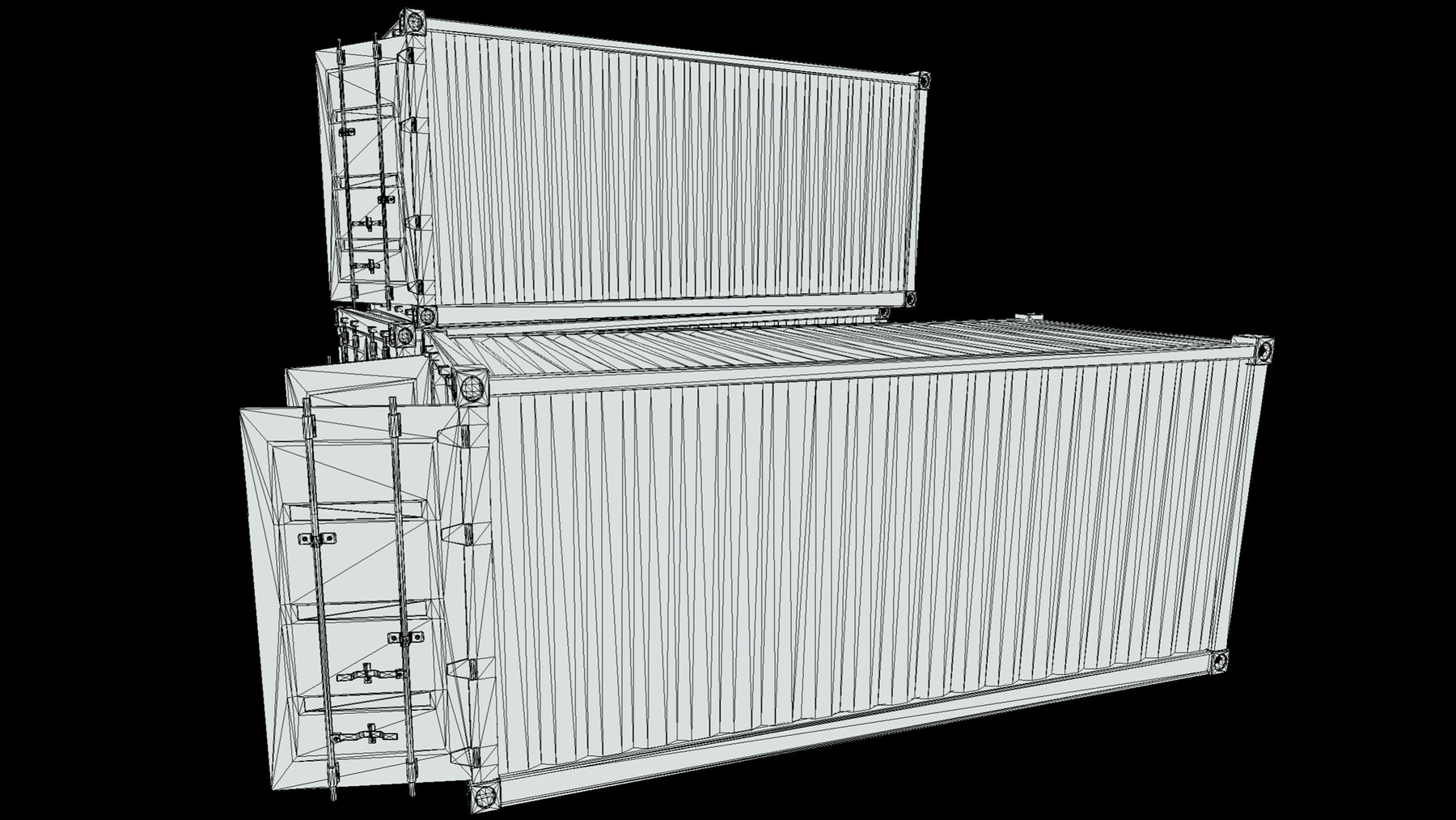 ArtStation - Enterable Shipping Containers - PBR | Game Assets