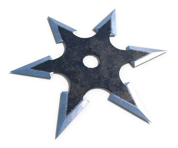 3D model Shuriken Ninja Star CollectionVol 03 VR / AR / low-poly