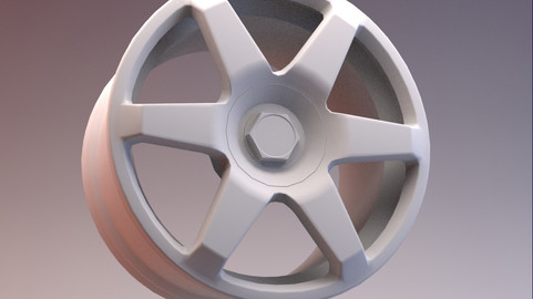 ROTIFORM SIX Alloy Rim 3D