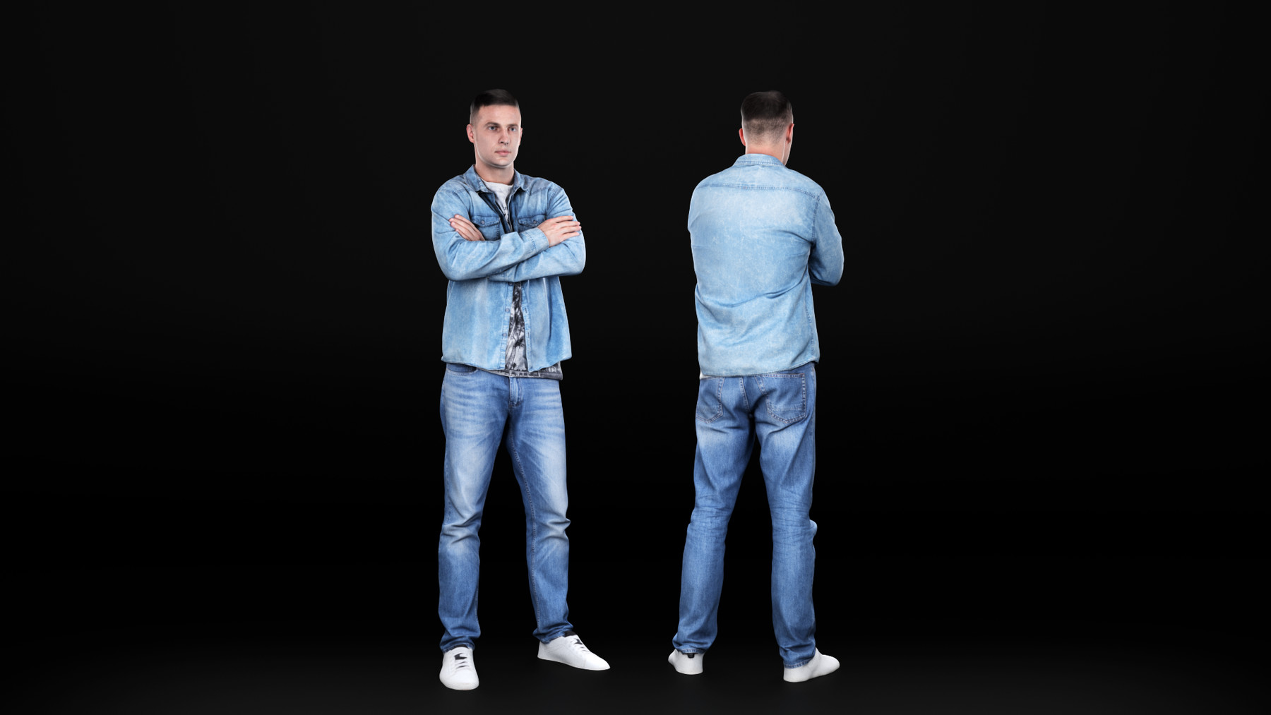 大学生協 割引 deep3dstudio - Man casual style 02 Low-poly 3D model アート・デザイン・音楽