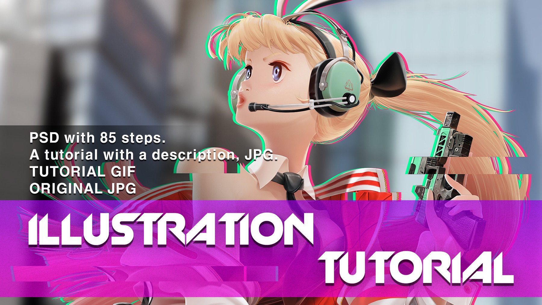 ArtStation - Bunny Girls [PSD,VIDEO and Brush]