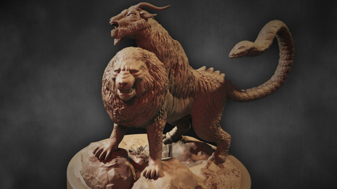 Chimera 3D printable model