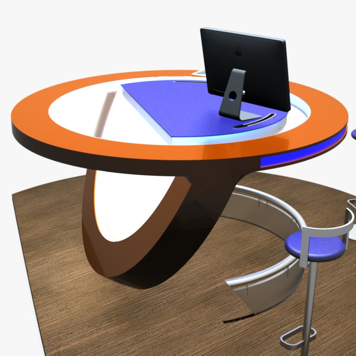 desk for virtual studio