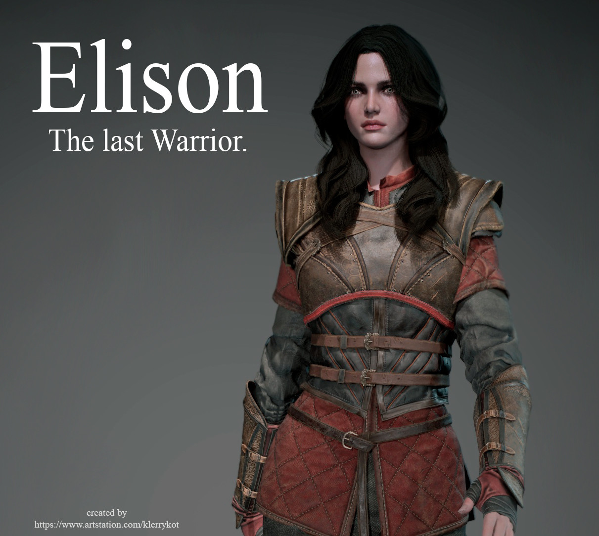 Artstation Elison The Last Warrior