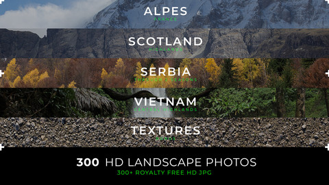 300 HD landscapes photos