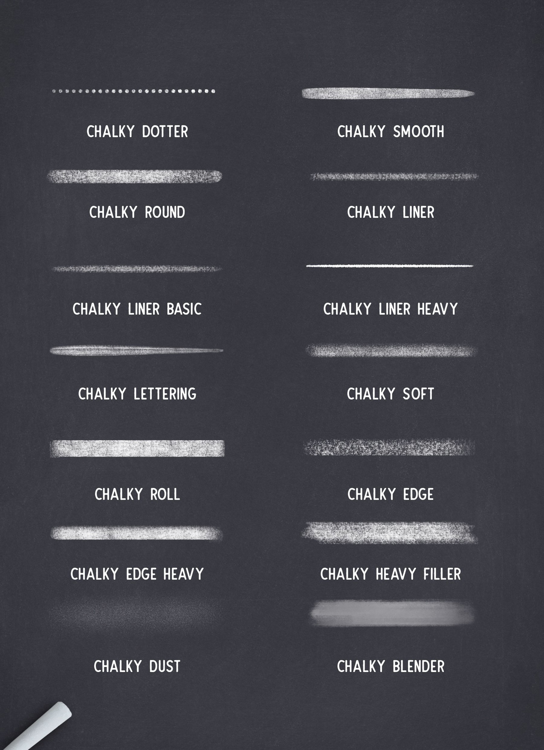 ArtStation Procreate Chalk Brushes Brushes