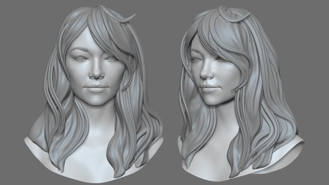 Chloe zbrush sculpt