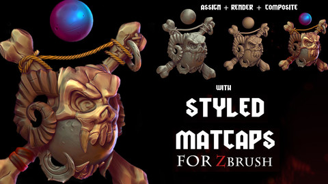 Styled MATCAPS for ZBRUSH