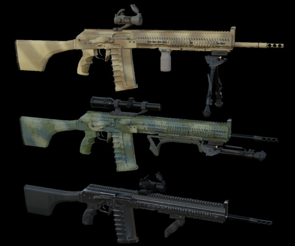 ArtStation - AK DMR Package | Game Assets