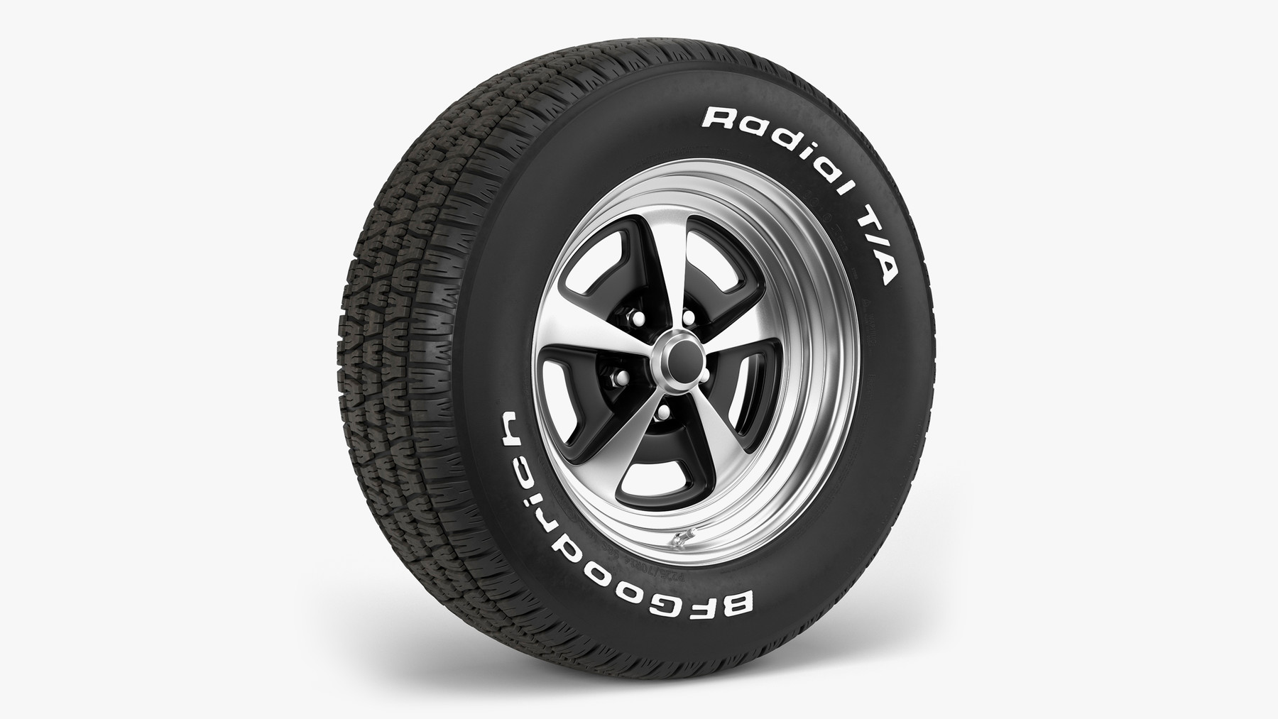 BFGoodrich Radial T/A Tire Magnum 500 Wheel (15 x 7-inch) Highly detailed m...