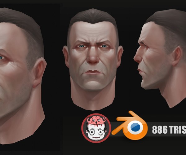 ArtStation - Low Poly Heads+textures | Game Assets