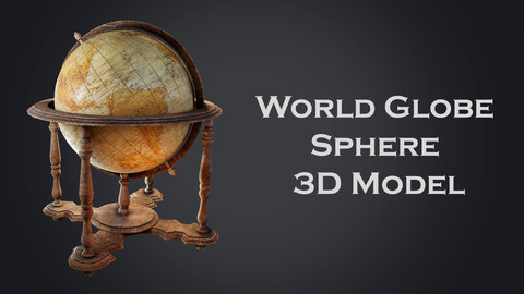 World Globe Sphere 3D Model