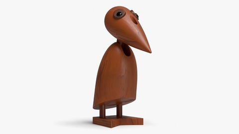 Wooden Karasu Decoration