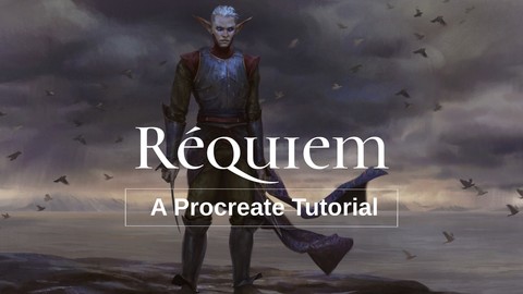 Réquiem, Procreate tutorial