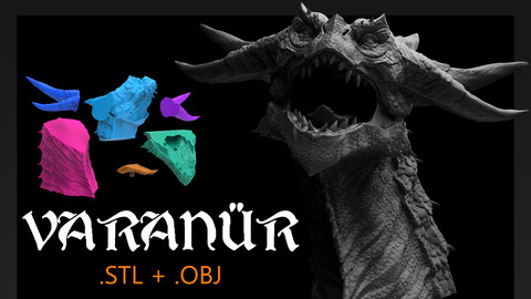 Varanür Dragon - 3D Printing Files