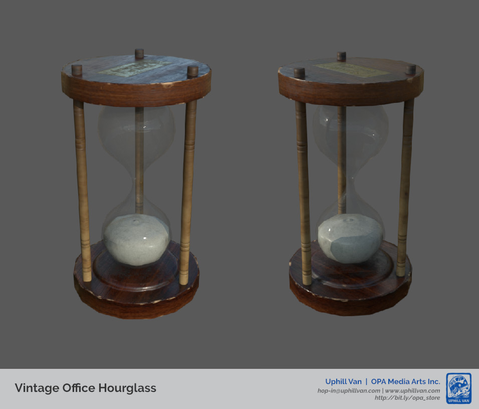 vintage hourglass