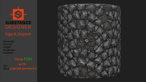 Pavement_01 Substance Designer